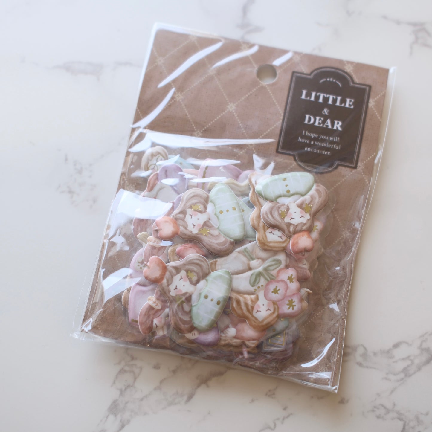 Mind Wave Little and Dear 3D Sticker Packet - Girl