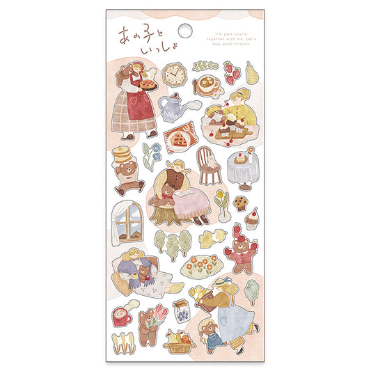 Mind Wave The Girl Sticker - Together with the Kuma