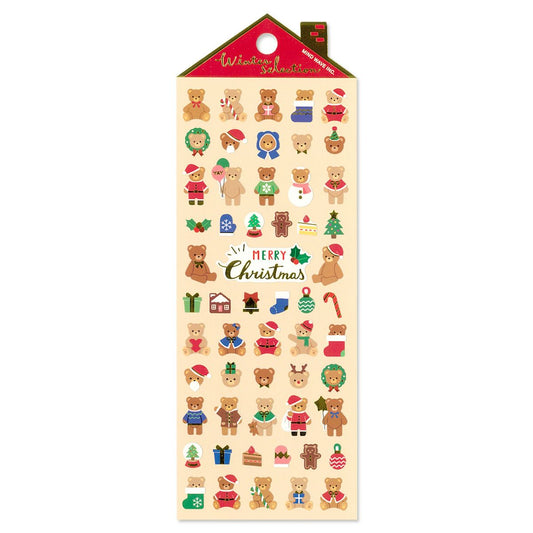 Mind Wave Winter Selection Foil Sticker - Christmas Bear