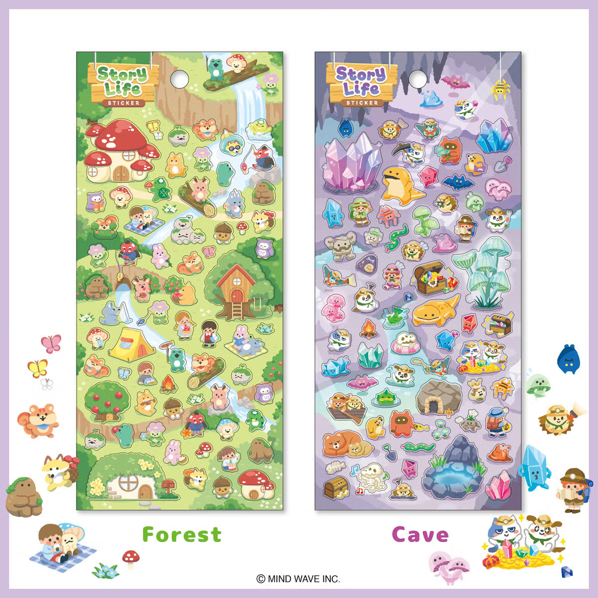 Mind Wave Story Life Sticker - Forest
