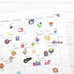 Mind Wave Vivid Color Sticker - Food