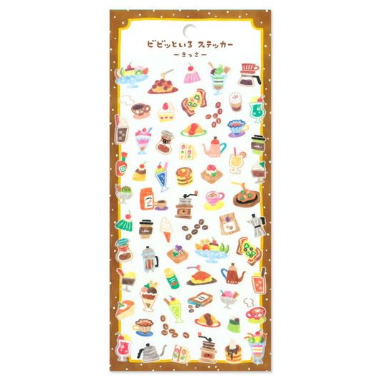 Mind Wave Vivid Color Sticker - Café