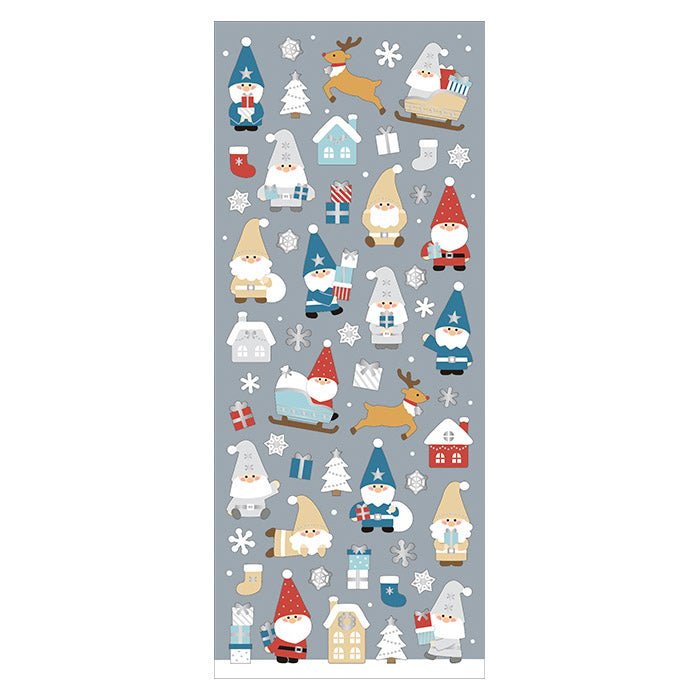 Mind Wave Winter Selection Foil Sticker - Toy Santa