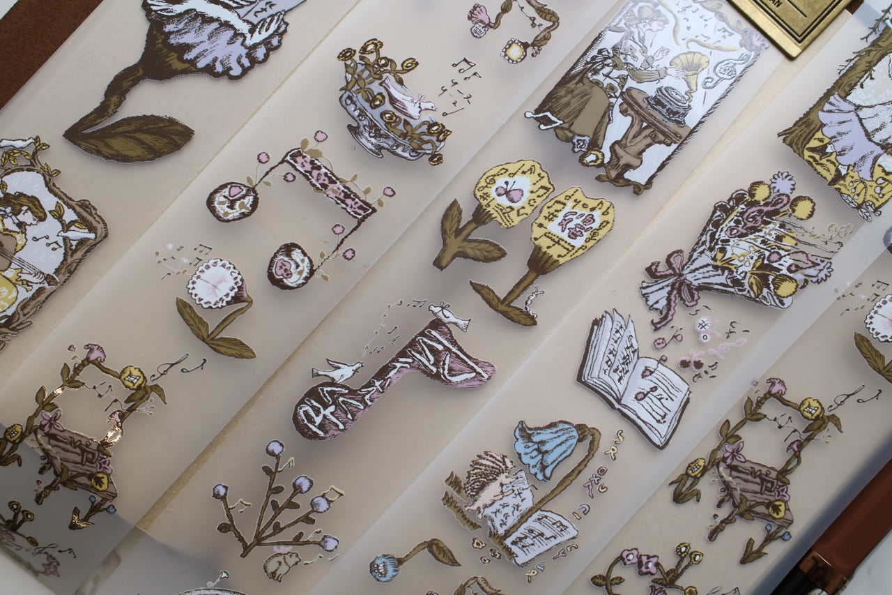 Misshoegg Matte PET tape - Melodies of Flower