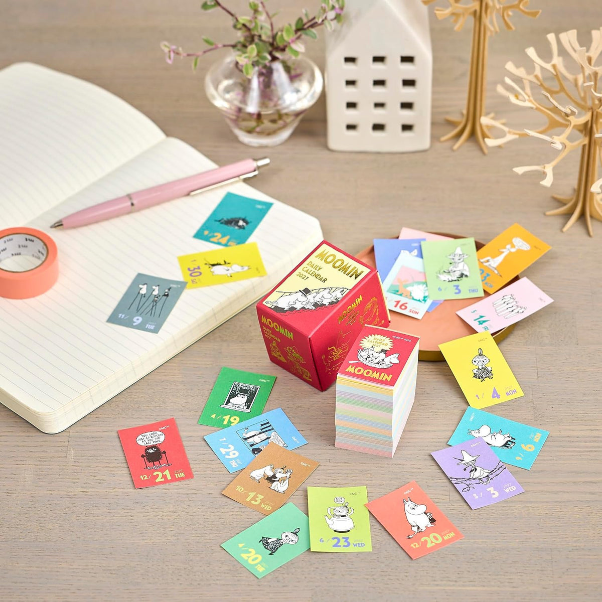 Moomin 2027 Mini Tear-off Daily Calendar