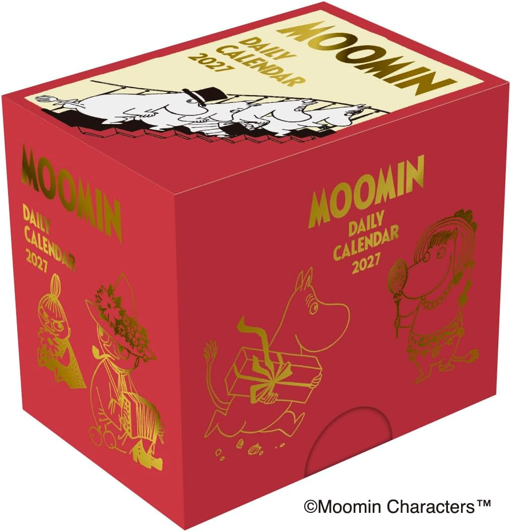 Moomin 2027 Mini Tear-off Daily Calendar