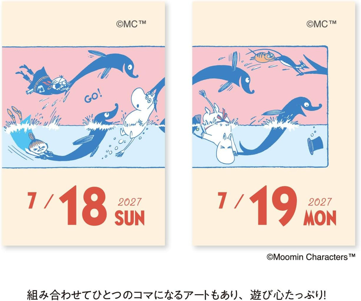 Moomin 2027 Mini Tear-off Daily Calendar
