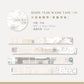MU Pre-cut Washi Tape, 5 designs