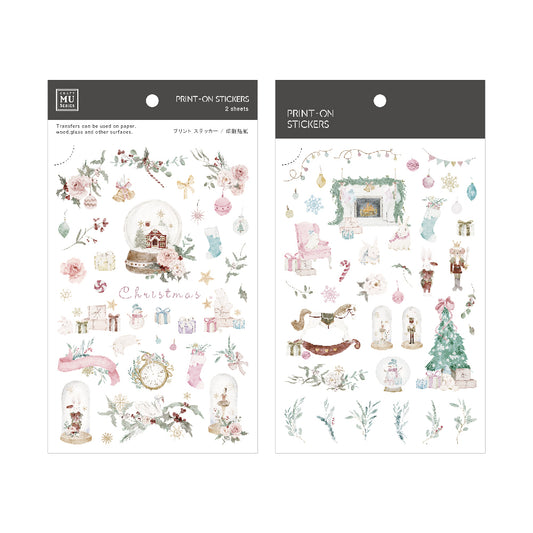 MU Print-On Stickers Christmas Limited Edition No.25