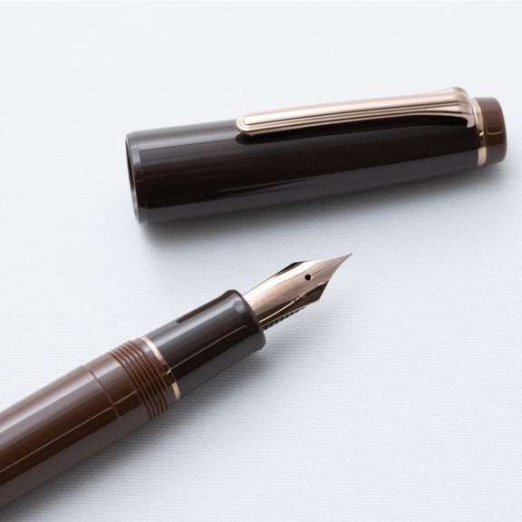 Nagasawa Original Fountain Pen - Chocolate Series - Bitter Chocolate