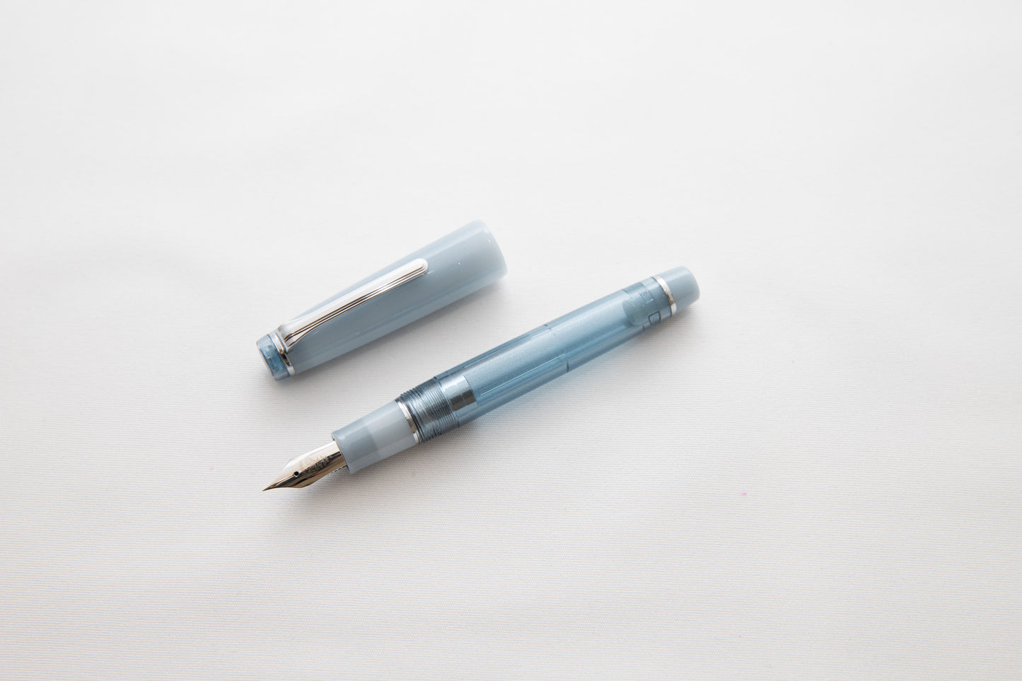 Nagasawa Original Fountain Pen - Chaska Blue Silver, Limited Edition