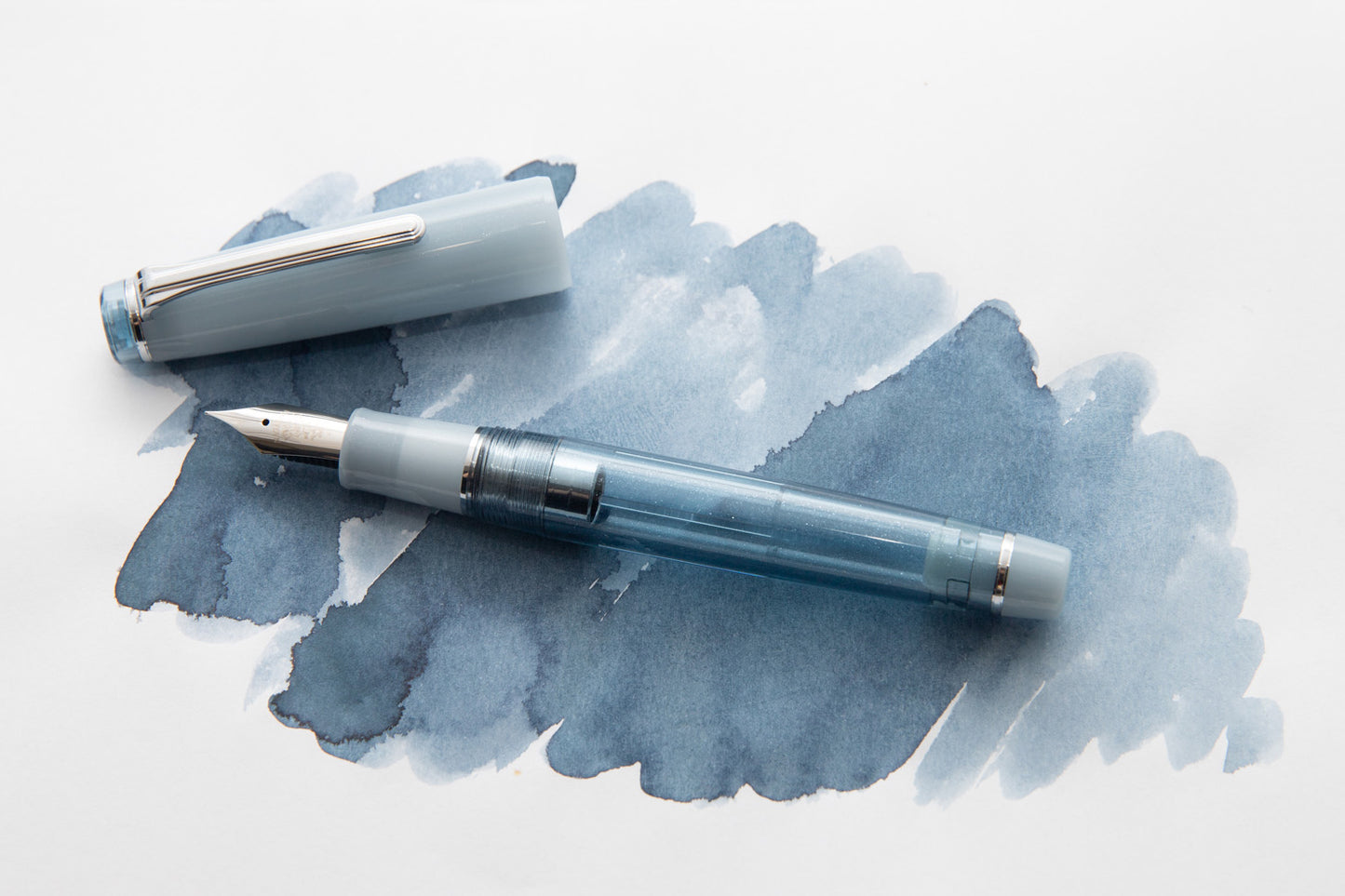 Nagasawa Original Fountain Pen - Chaska Blue Silver, Limited Edition