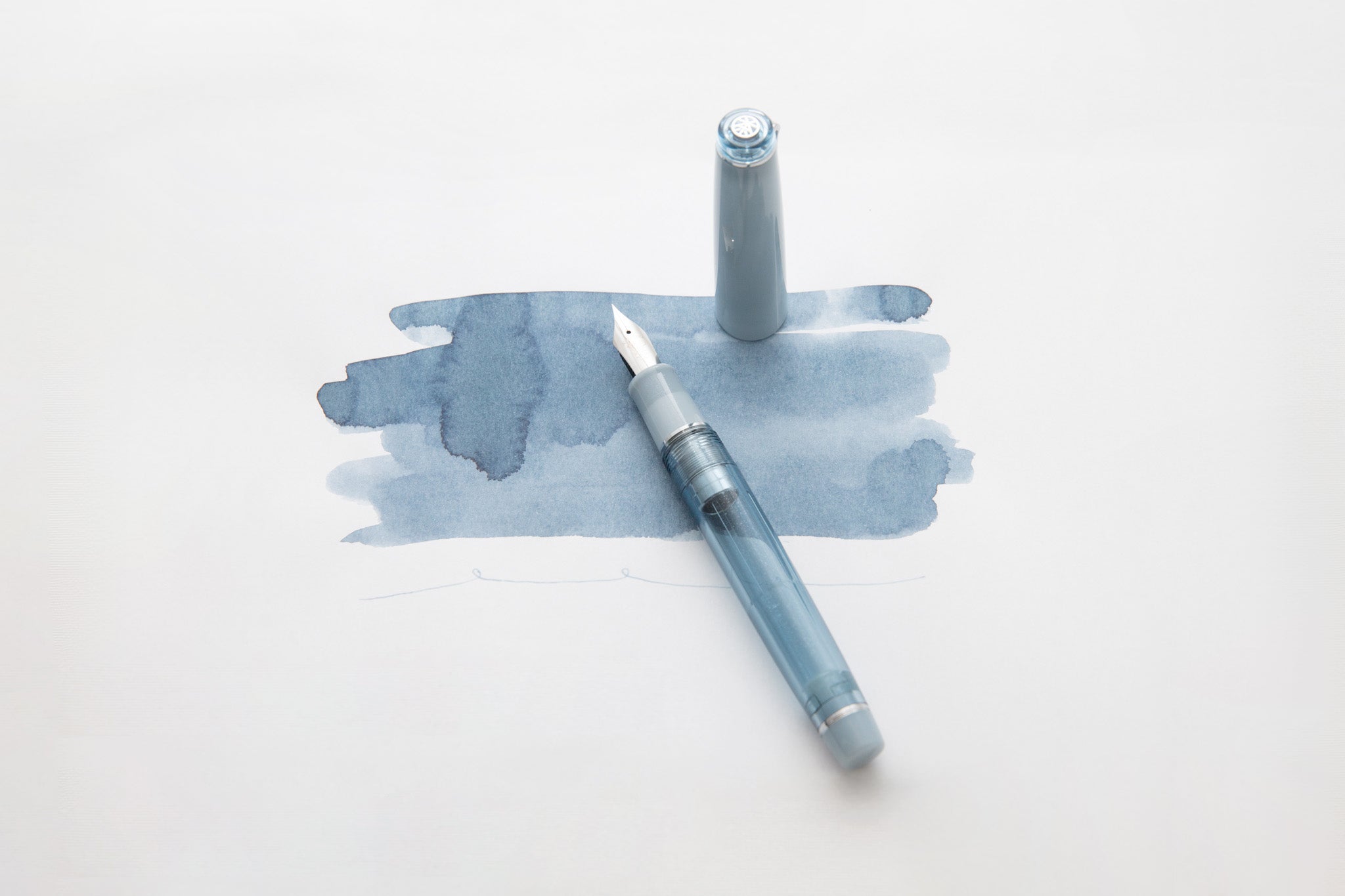 Nagasawa Original Fountain Pen - Chaska Blue Silver, Limited