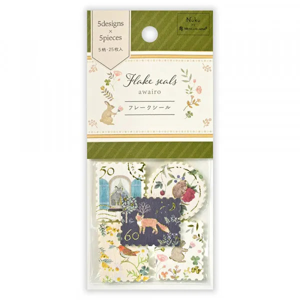 NB Flake Sticker Packet - Animal Stamps