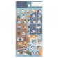 NB Mini Animal PET Sticker Sheet with Gold Foil - Penguin and Night