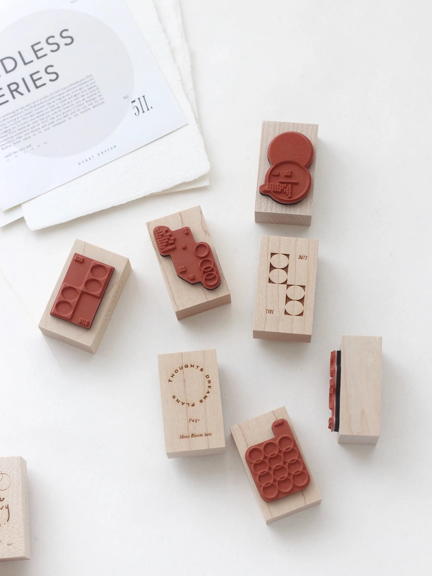 NYRET Design Vol. 5 Endless Series II Rubber Stamp Set