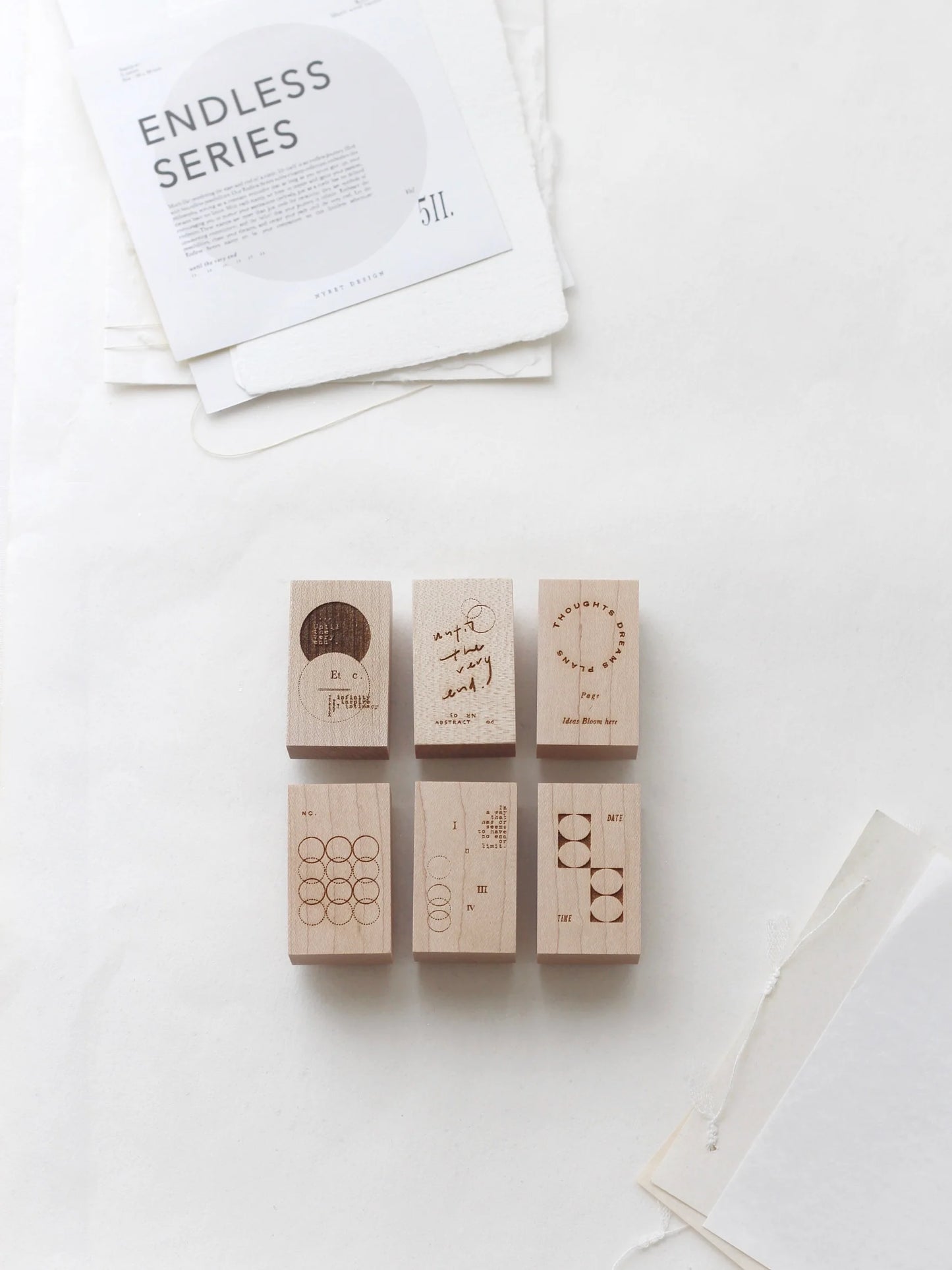 NYRET Design Vol. 5 Endless Series II Rubber Stamp Set