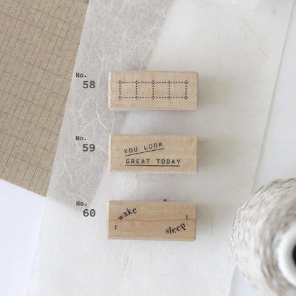 NYRET Design Vo.10 Daily Aesthetic Rubber Stamps