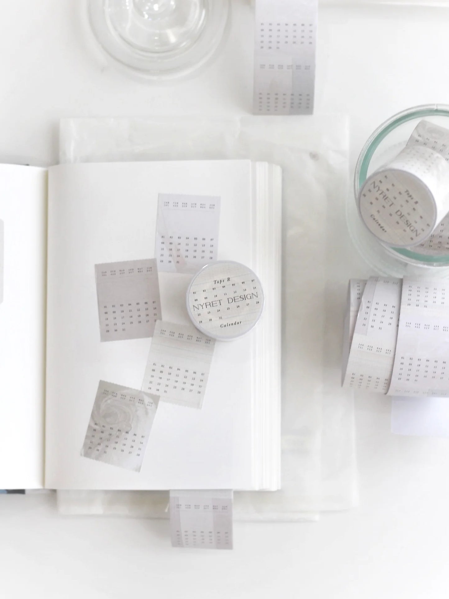 NYRET Design Perforated Washi Tape - Tape R, Calendar