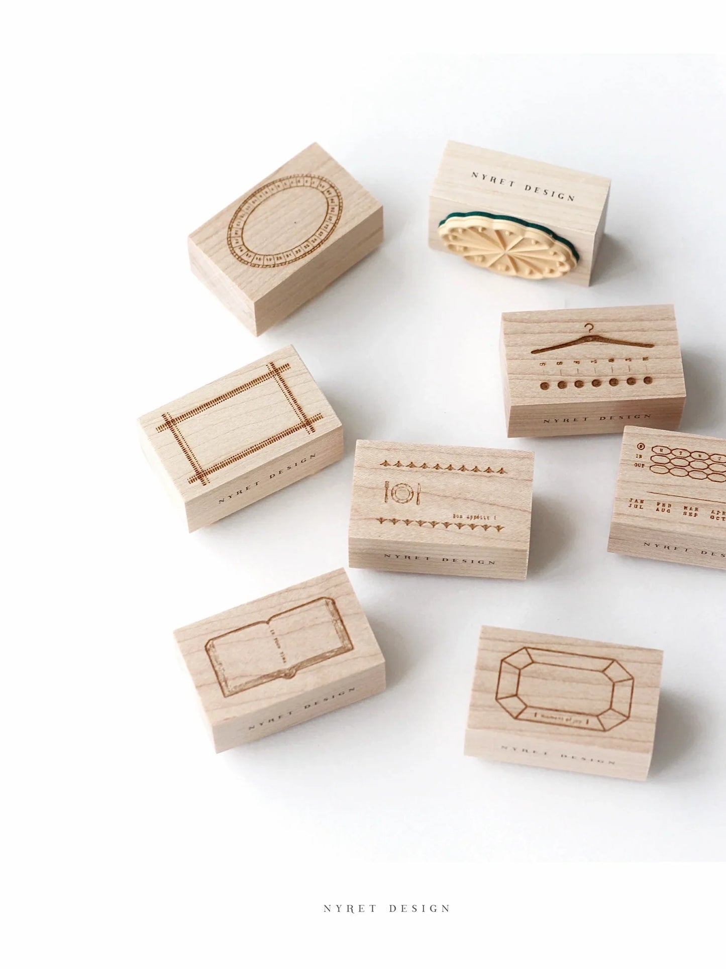 NYRET Design Vol.8 Planner Series III Rubber Stamps