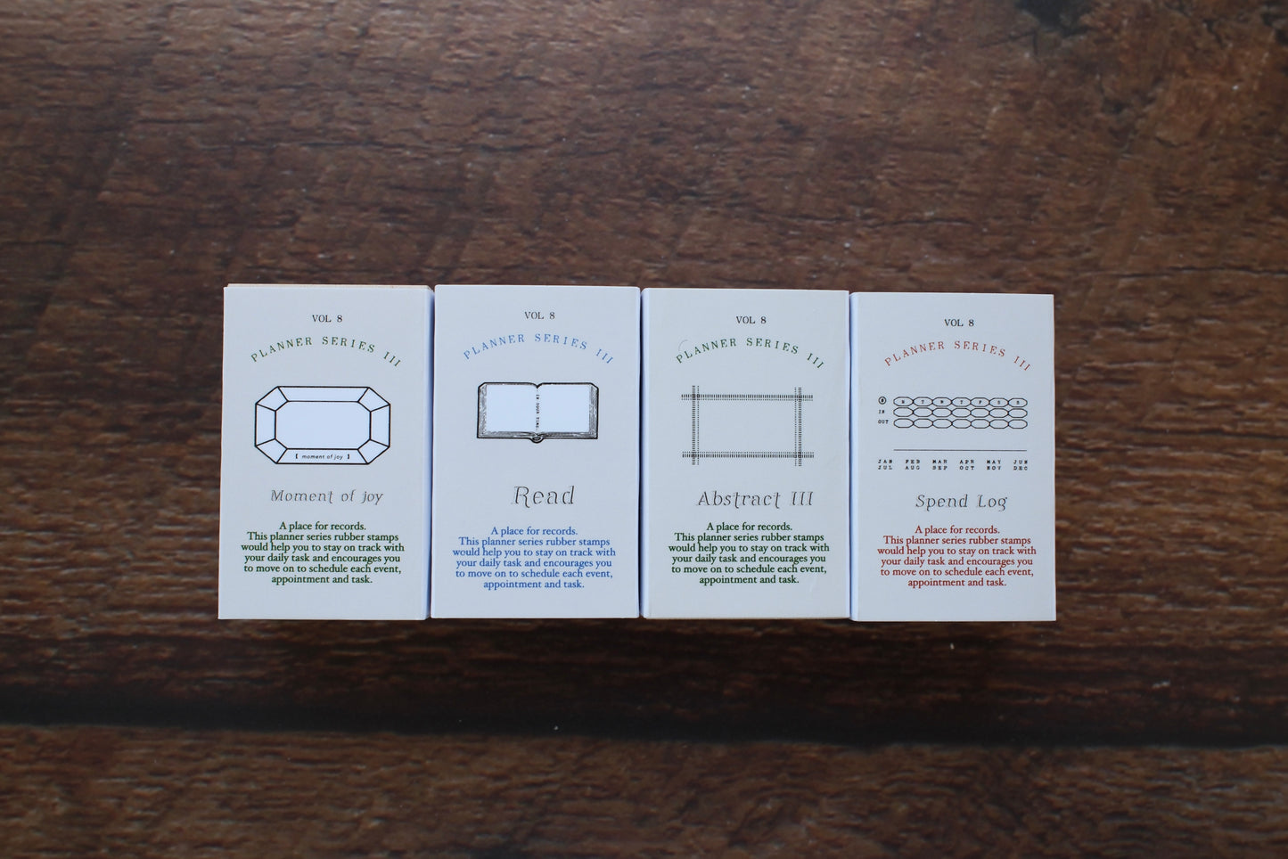 NYRET Design Vol.8 Planner Series III Rubber Stamps