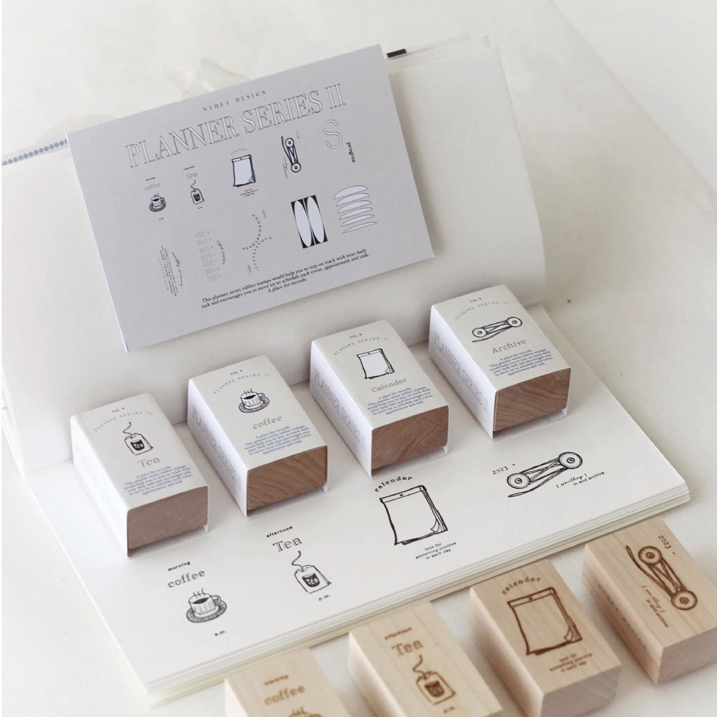 NYRET Design Vo.8 Planner Series II Rubber Stamps