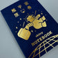 ob1toy x ROKKAKU Passport-Style Notebook - Galaxy Tours
