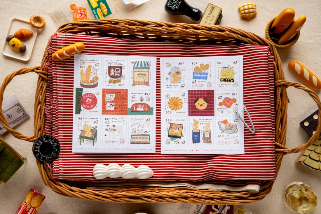 OURS Bakery Cheer's Stamp-style Sticker