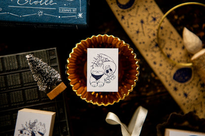 OURS "The Gift" Lucky Star Series Rubber Stamp