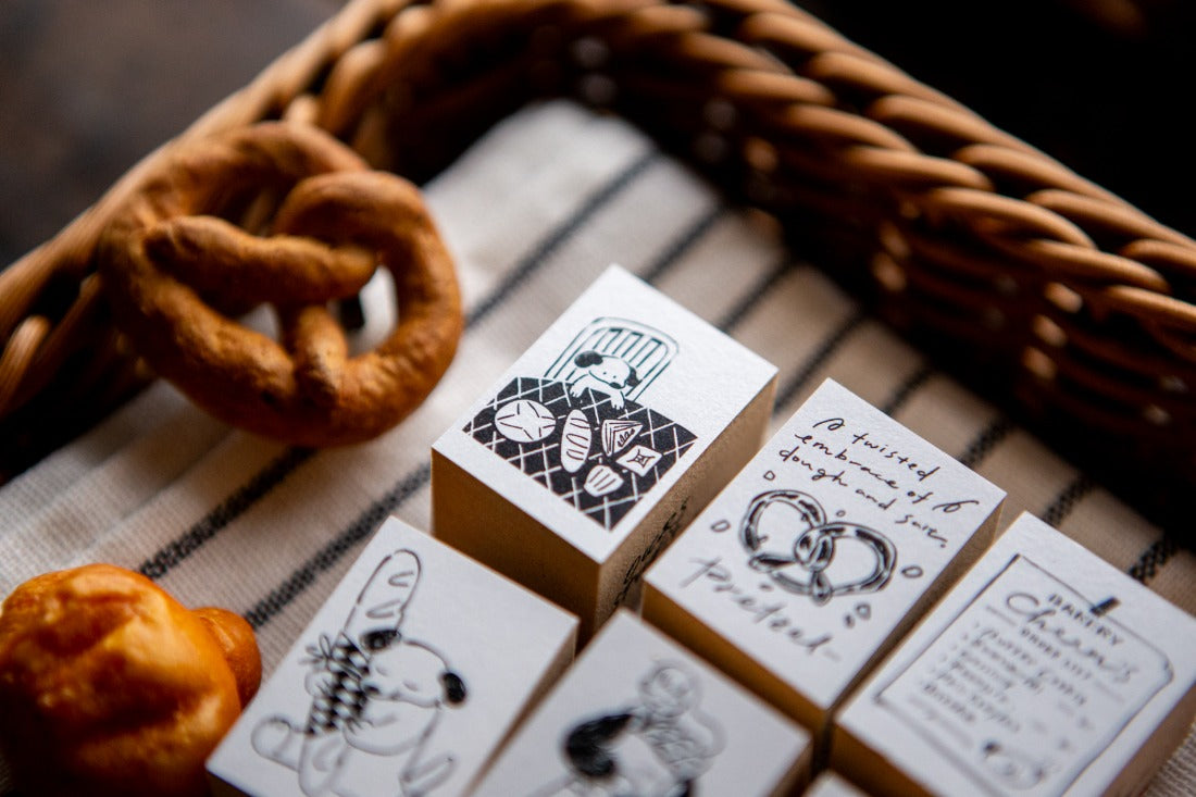 OURS "The Gift" Bakery Series Rubber Stamp