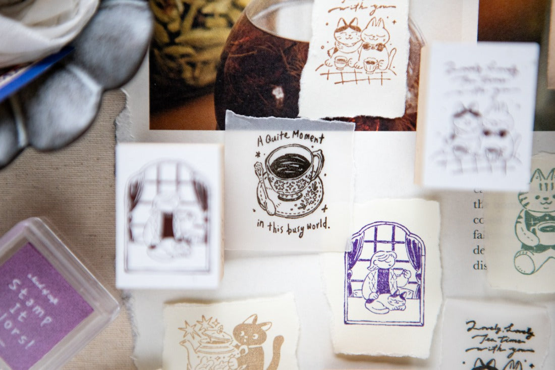 OURS "The Gift" Team Room Series Rubber Stamp