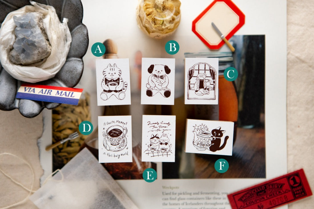 OURS "The Gift" Team Room Series Rubber Stamp