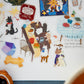 OURS Tea Room Sleeping Cat Kiss-cut PET Tape