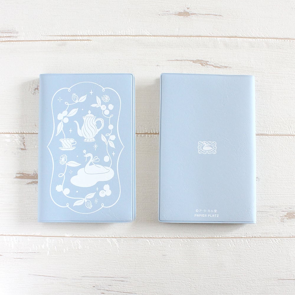 Papier Platz x A La Carudou Pocket Notebook - Swan Afternoon Tea