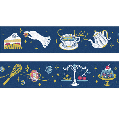 Papier Platz x A La Carudou Gold Foil Washi Tape, 2 designs