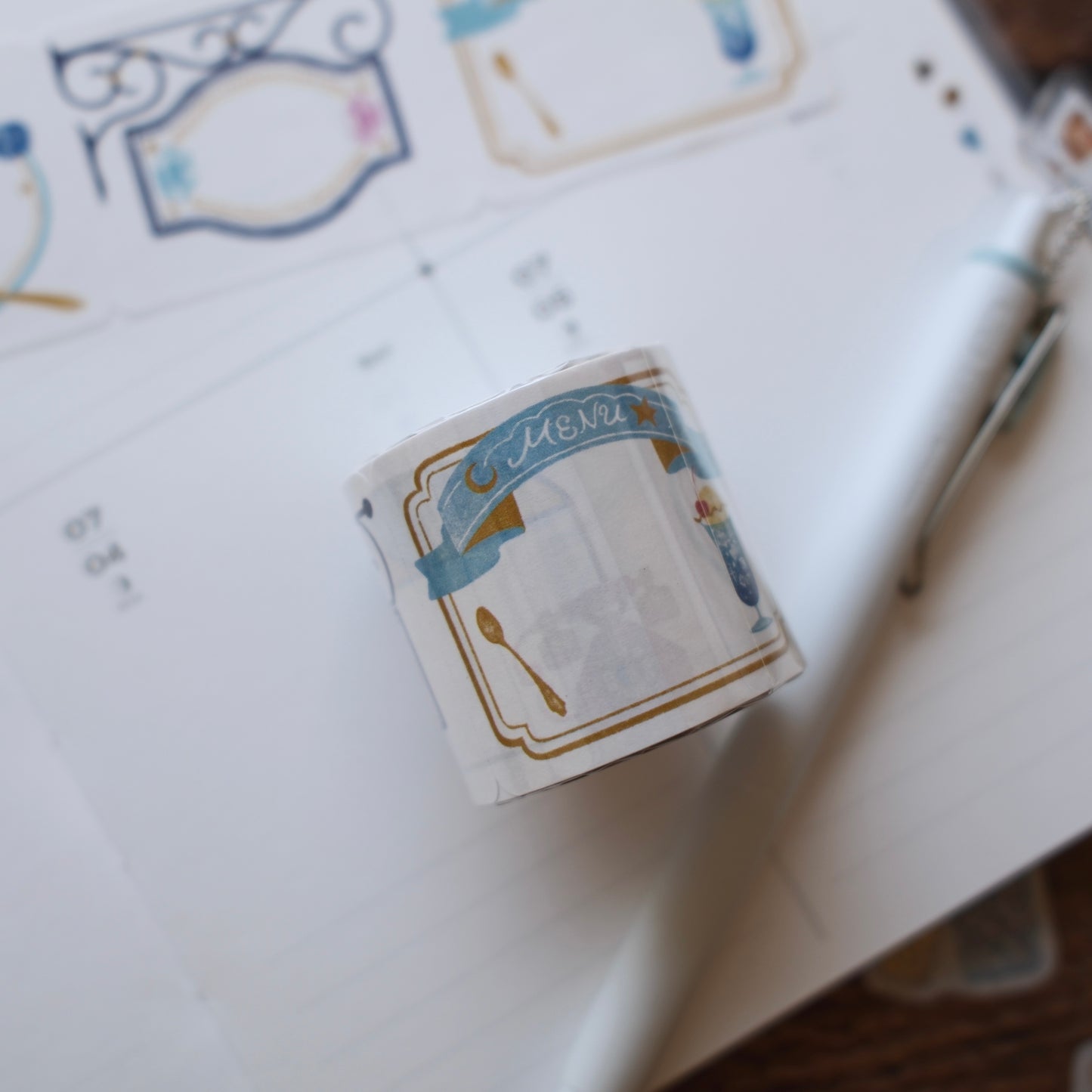 Papier Platz x A La Carudou Sticky Memo Roll - Gem Kissaten