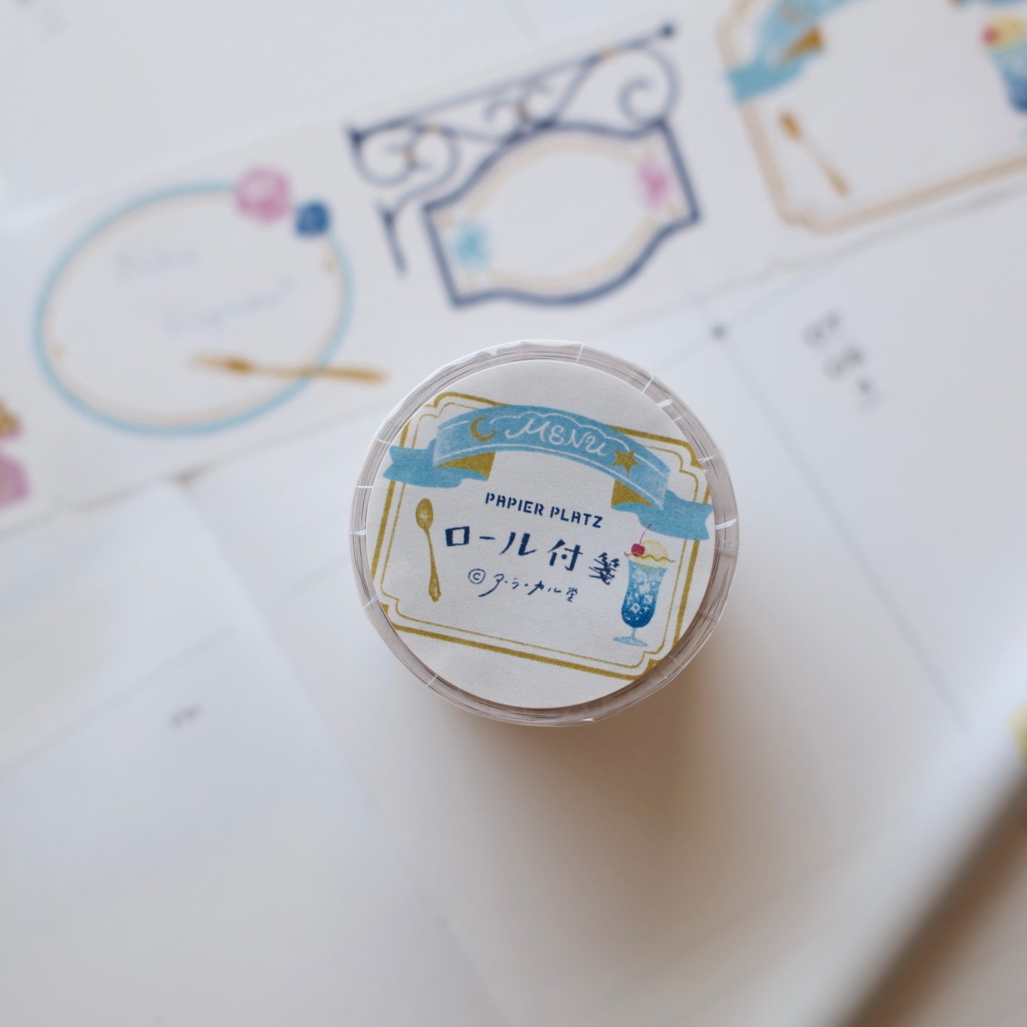 Papier Platz x A La Carudou Sticky Memo Roll - Gem Kissaten