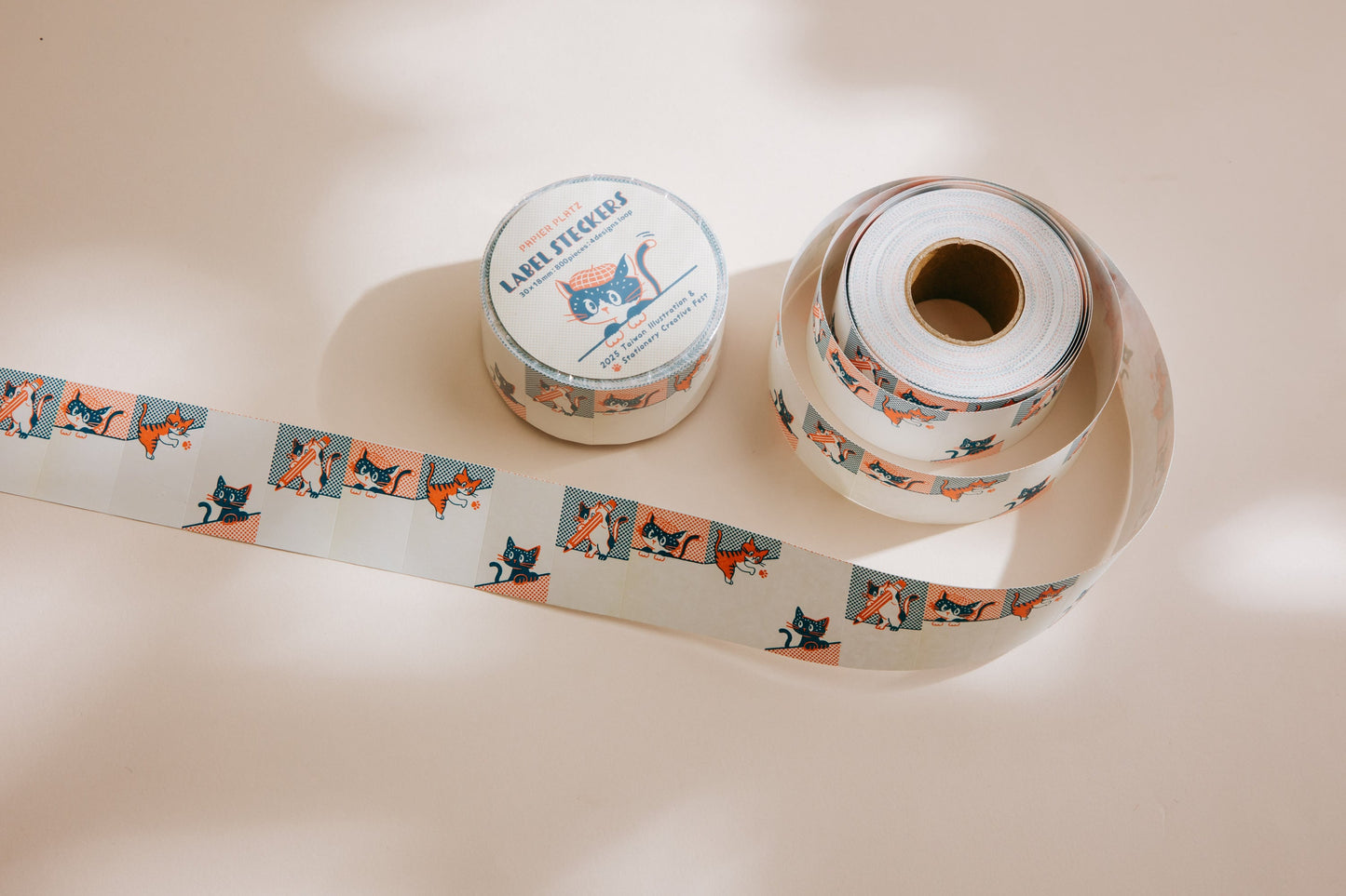 Papier Platz x ob1toy x CreativeFest Label Sticker Roll, Limited Edition