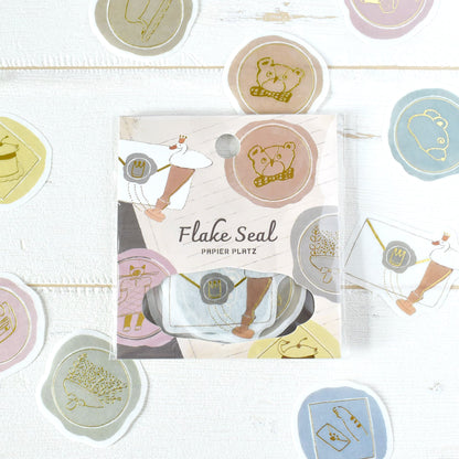Papier Platz x Tobimatsu Shoichiro Gold Foil Sticker Packet, 2 designs