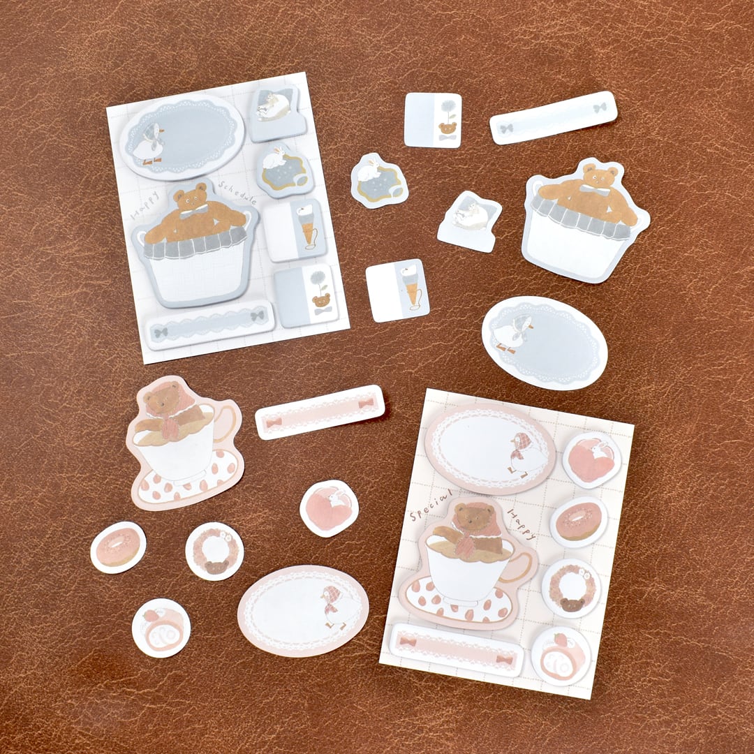 Papier Platz x Tobimatsu Shoichiro Mini Fusen Sticky Notes, 2 designs