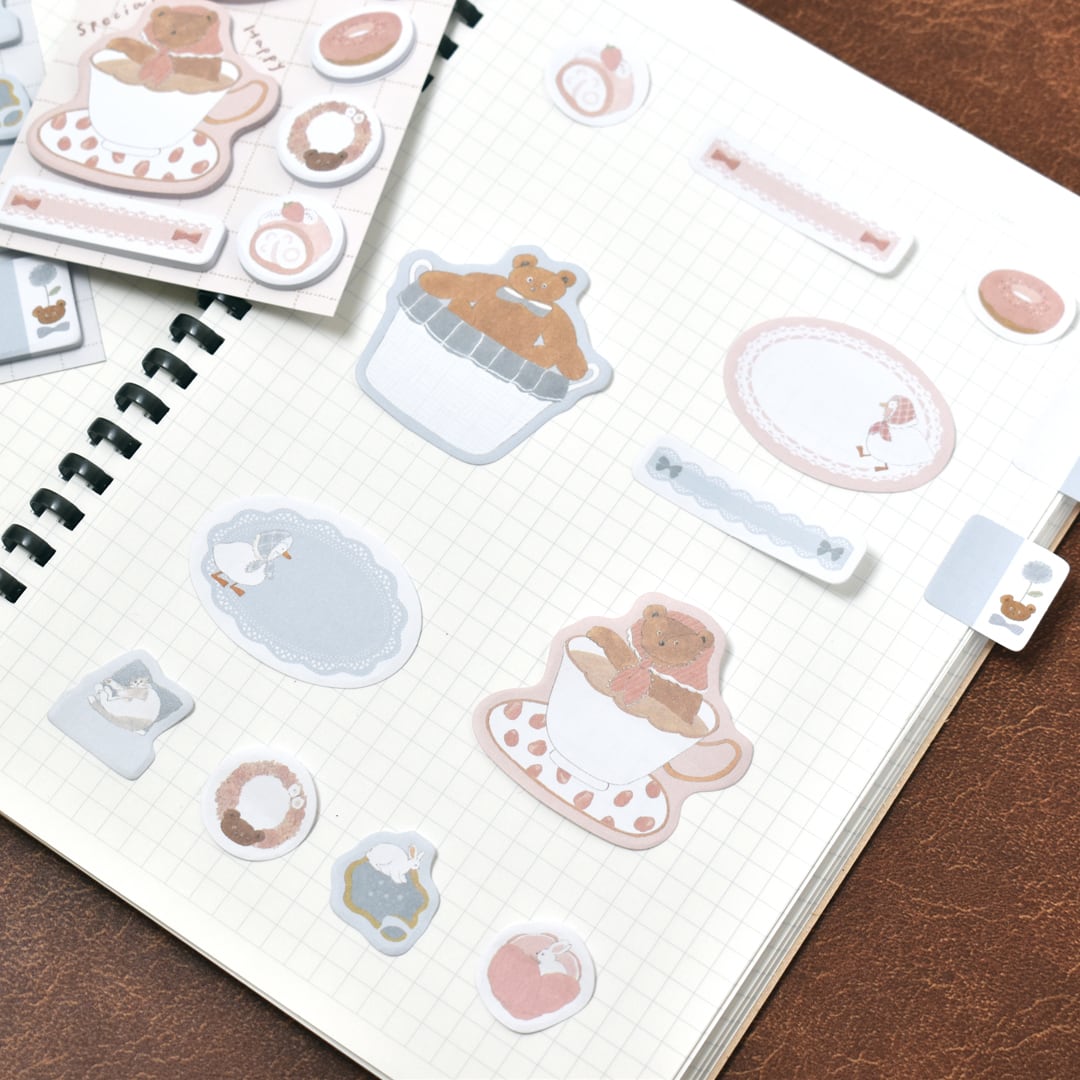 Papier Platz x Tobimatsu Shoichiro Mini Fusen Sticky Notes, 2 designs