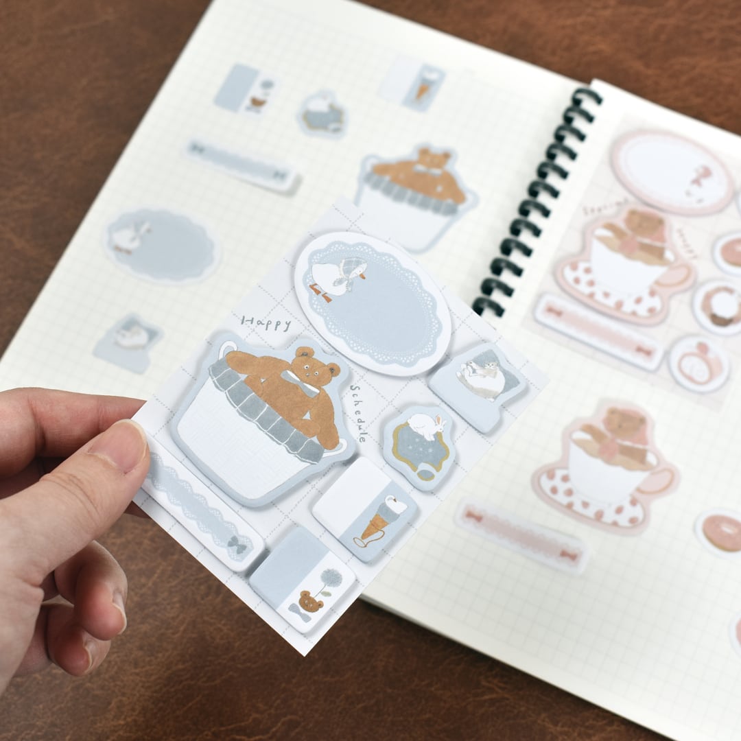 Papier Platz x Tobimatsu Shoichiro Mini Fusen Sticky Notes, 2 designs