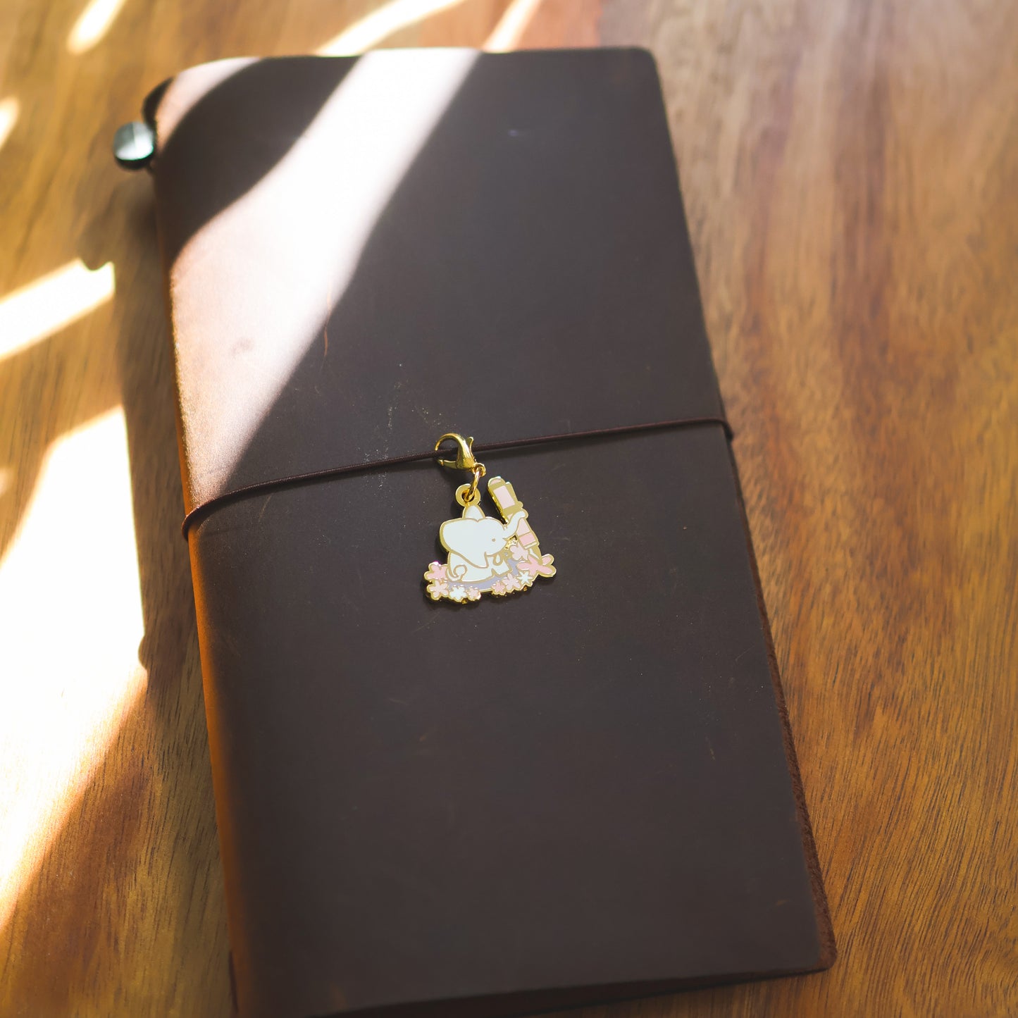 Pinky Elephant x Thousand Skies Elephant Enamel Charm