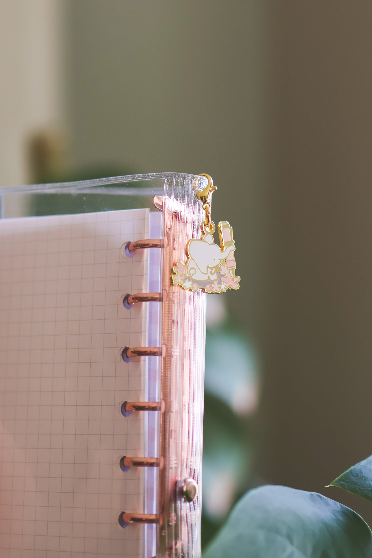 Pinky Elephant x Thousand Skies Elephant Enamel Charm