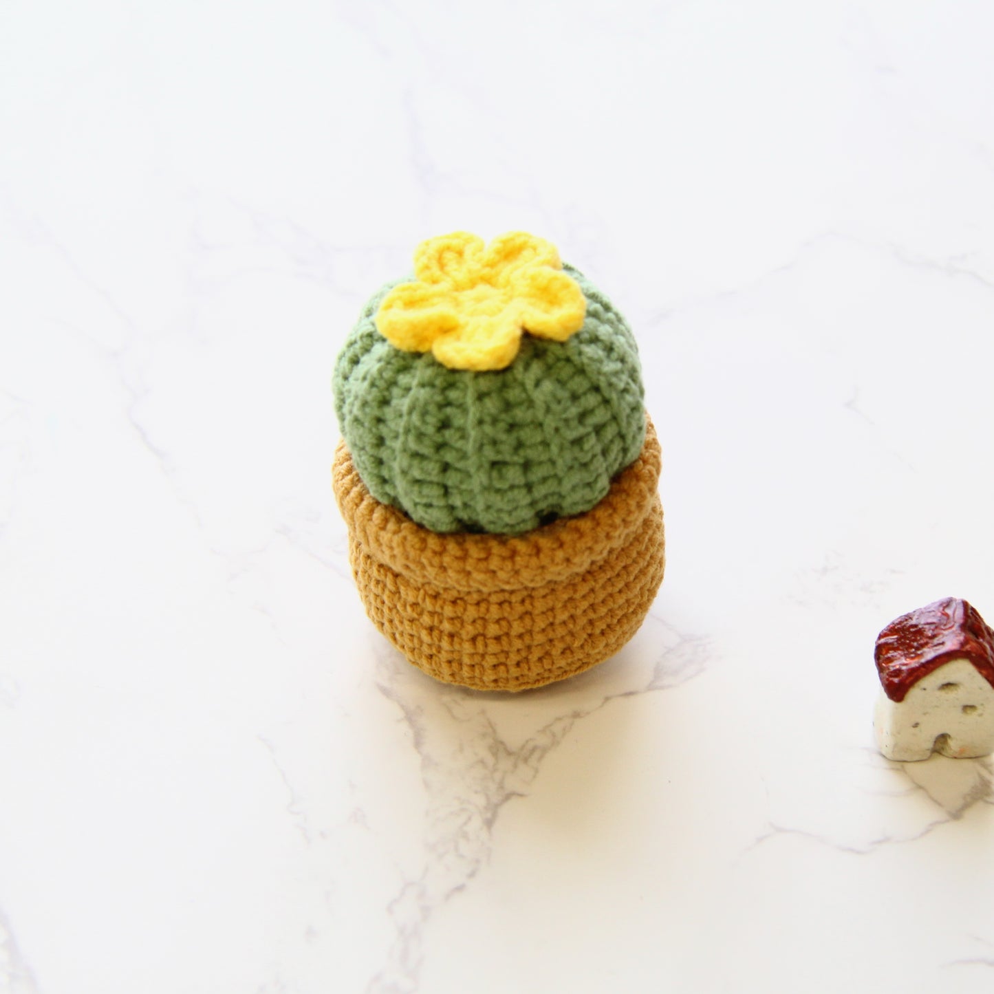 Pinky Elephant Handmade Little Crochet Charms/Plants, 3 designs