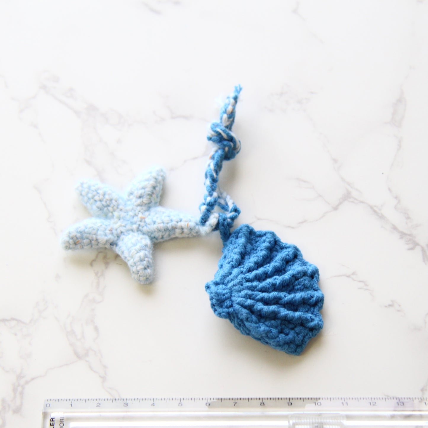 Pinky Elephant Handmade Sea Crochet Charm, 2 designs