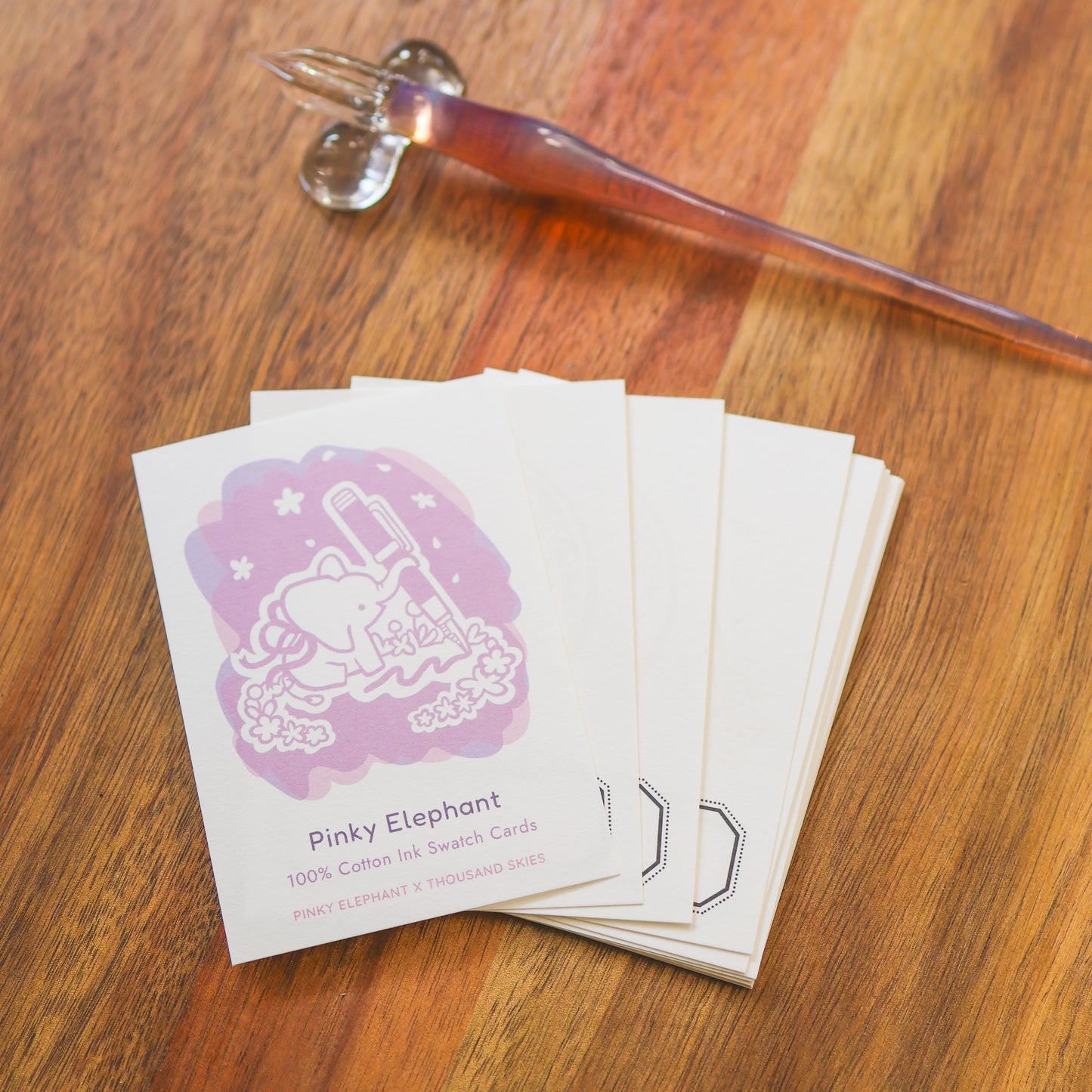 Pinky Elephant x Thousand Skies Ink Card Set