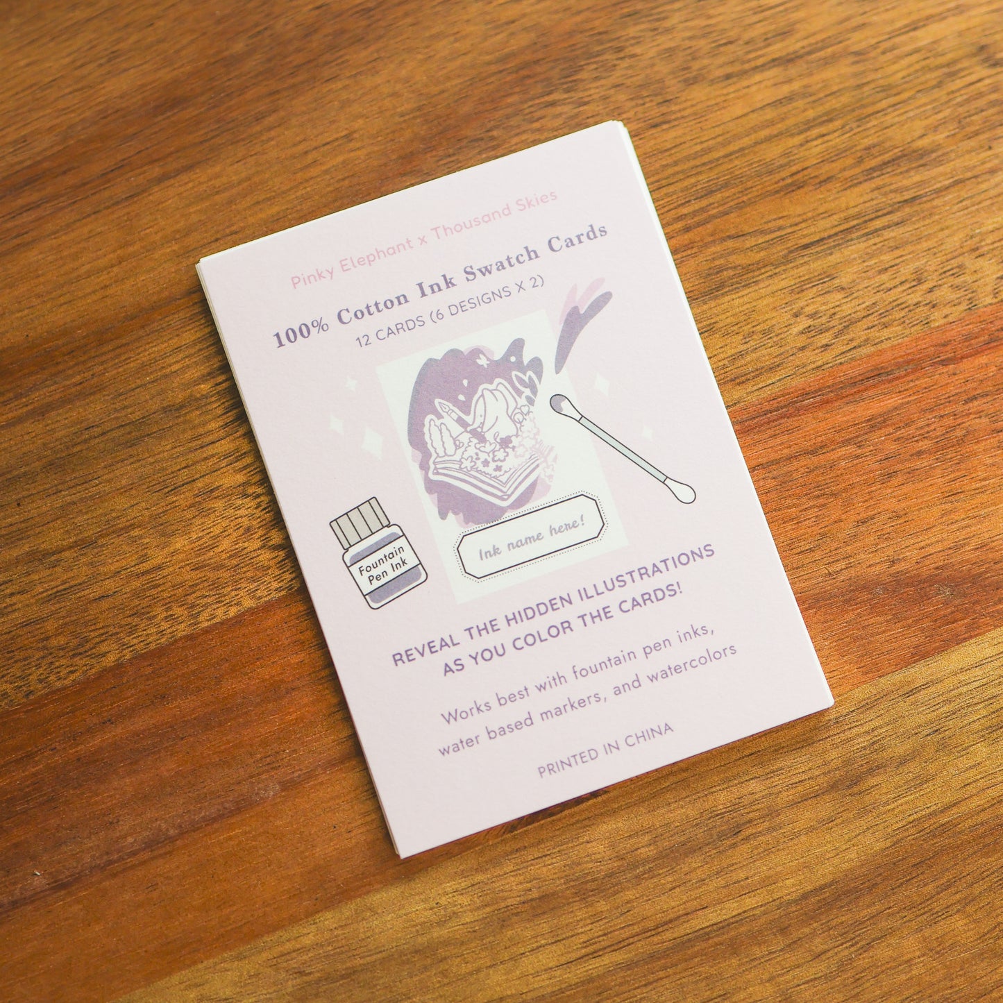 Pinky Elephant x Thousand Skies Ink Card Set