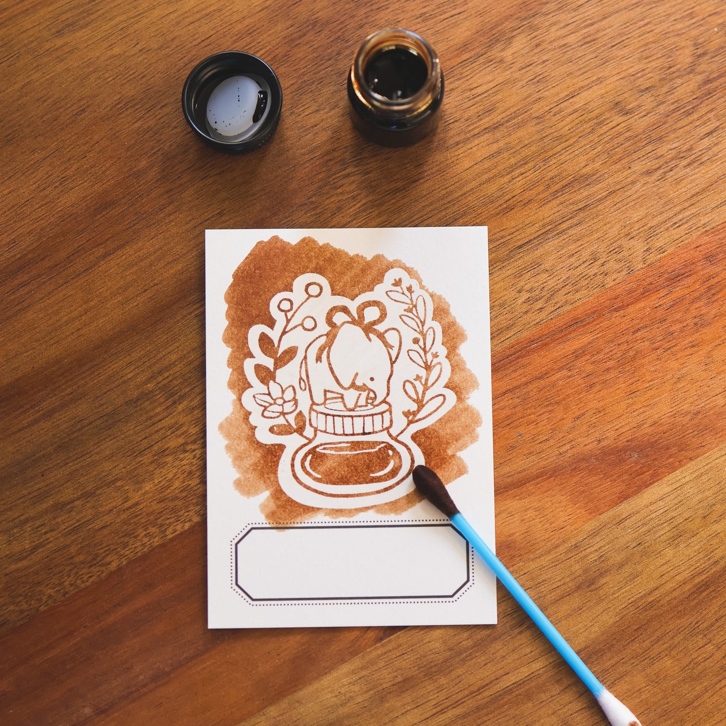 Pinky Elephant x Thousand Skies Ink Card Set