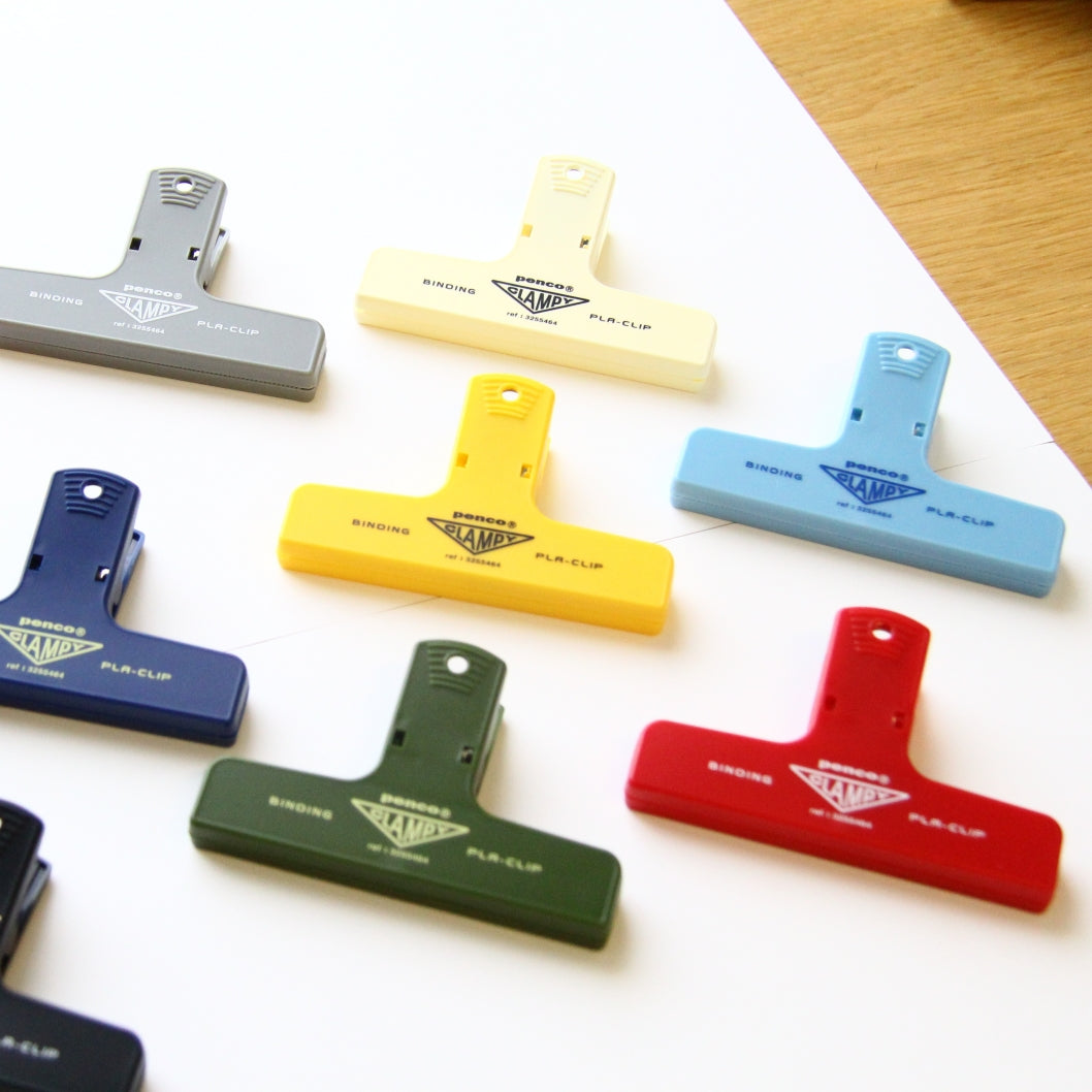 Hightide Penco Clampy Bullet Journal Binding Plastic Clip - Ivory